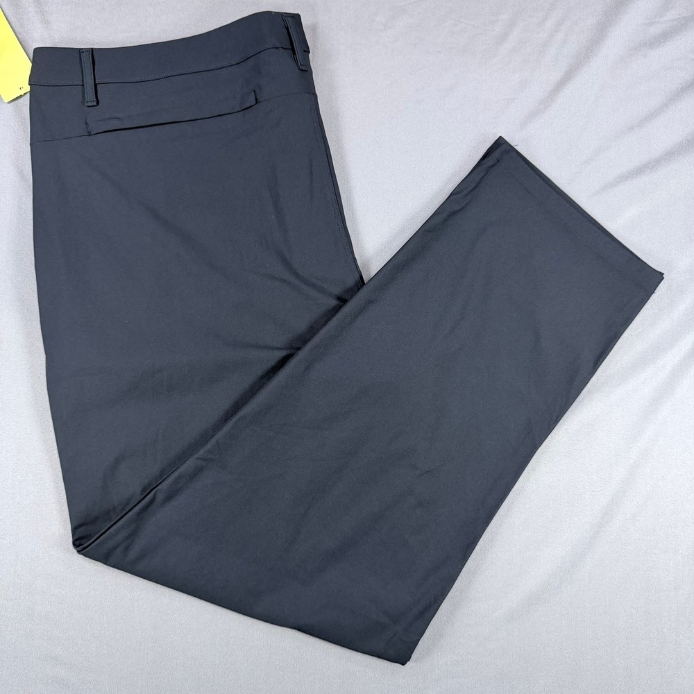 All in Motion Mens 42x30 Black Polyester Big 360 Lifestyle Straight Leg Pants